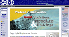 Desktop Screenshot of copyrightregistrationservice.com